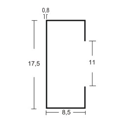 3809 | ΡΑΓΑ ΣΙΔΗΡΟΔΡΟΜΟΥ-2mt (τιμή ανά mt)