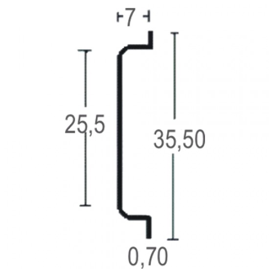 ΜΠΑΡΑ ΣΤΗΡΙΞΗΣ ΑΣΦΑΛΕΙΩΝ ΓΑΛΒΑΝΙΖΕ TIMH /mt