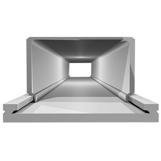 1412.01 | ΚΑΝΑΛΙ ΚΛEIΣΤΟ 80xh60 ΛΕΥΚΟ