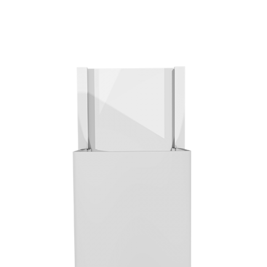 1422 | ΚΑΝΑΛΙ ΚΛΕΙΣΤΟ 100xh32 ΛΕΥΚΟ