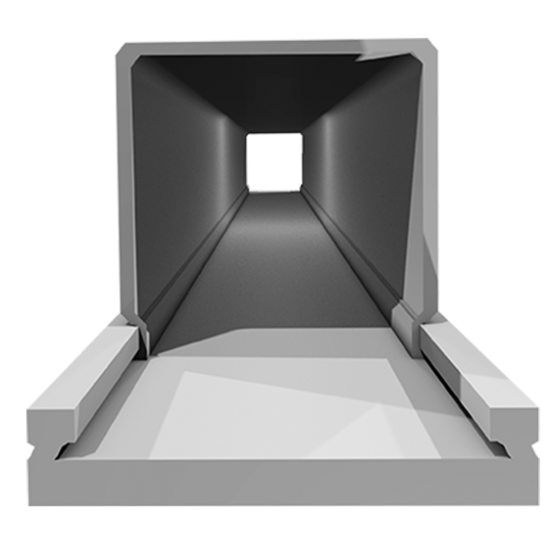 1425 | ΚΑΝΑΛΙ ΚΛΕΙΣΤΟ 60xh15 ΛΕΥΚΟ