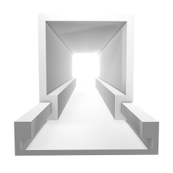 1434 | ΚΑΝΑΛΙ ΑΥΤΟΚΟΛΛΗΤΟ 40xh25 ΛΕΥΚΟ