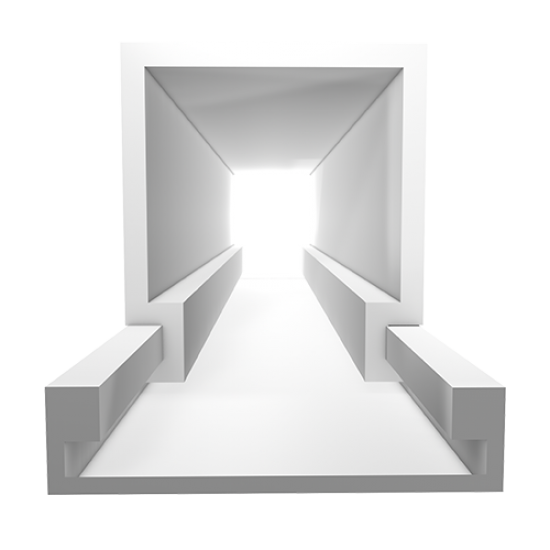 1434 | ΚΑΝΑΛΙ ΑΥΤΟΚΟΛΛΗΤΟ 40xh25 ΛΕΥΚΟ