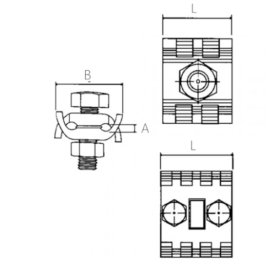 347 | ΟΡΕΙΧΑΛΚΙΝΟ ΚΑΒΟΥΡΑΚΙ ELVHX® Φ9-12mm | 50-70mm²|1βίδα