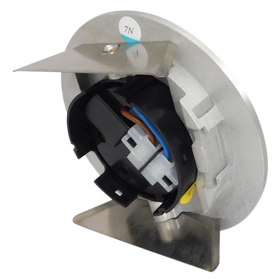 5883 | LED ΧΩΝΕΥΤΟ Φ70mm ΣΤΡΟΓΓΥΛΟ ΑΛΟΥΜ.