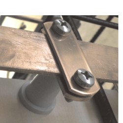 577-9 | ΣΤΗΡΙΓΜΑ ΤΑΙΝΙΑΣ max 30x4mm Cu ΜΕ ΜΑΚΡΥ ΑΠΟΣΤΑΤΗ 562, ΒΙΔΑ & ΟΥΠ