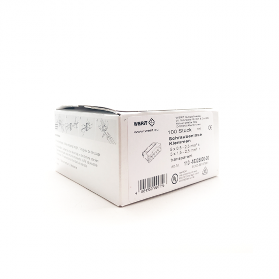 1664 | Κάψ νέας γεννιάς WERiT® Γερμανίας 5πόλοι|0.75–2.5 mm²