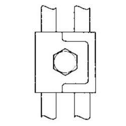 649 | Α/Α 40x40 2ΑΓΩΓΟΙ Φ8-12 St/tZn