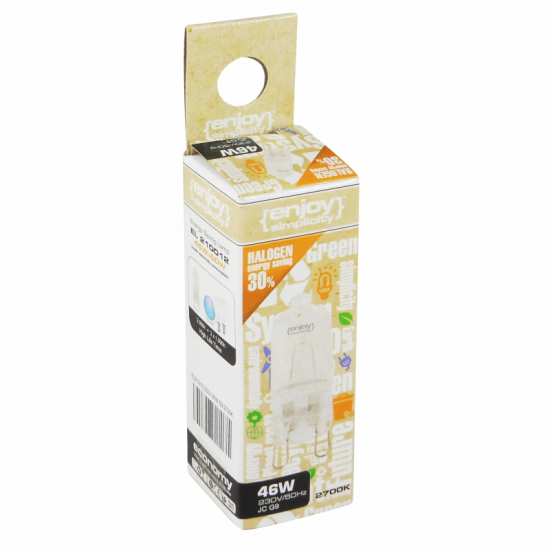EL210012 | G9 Halogen|46W(>60W)|2700k|700lm|{enjoysimplicity}™ EL210012 | G9 Halogen|46W(>60W)|2700k|700lm|{enjoysimplicity}™