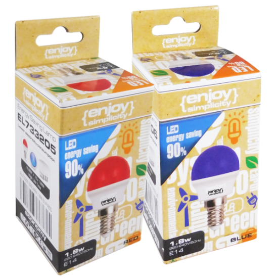 EL733209 | LED Ρ45 ΠΡΑΣΙΝΟ |1.8W Ε14|{enjoysimplicity}™