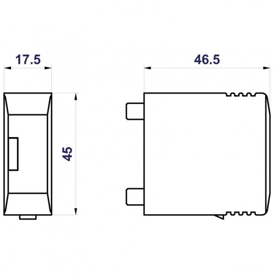 27086 | HSA-275/1+1 Module | SPD T2+T3 | ΑΦΑΙΡΟΥΜΕΝΗ ΜΟΝΑΔΑ ΓΙΑ ΑΠΑΓΩΓOYΣ ΚΡΟΥΣΤΙΚΩΝ ΥΠΕΡΤΑΣΕΩΝ| Hakel® | νέτο