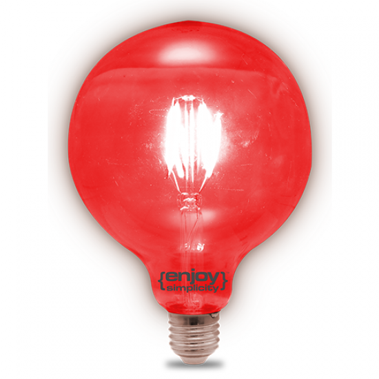 EL821255 | DreamLED Fillament Coloured G125|4W E27|KOKKINO|{enjoysimplicity}™