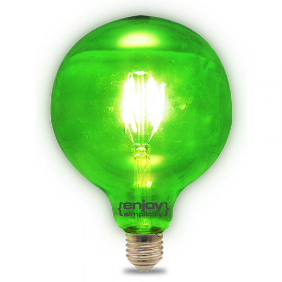 EL821259 | DreamLED Fillament Coloured G125|4W E27|ΠΡΑΣΙΝΟ|{enjoysimplicity}™
