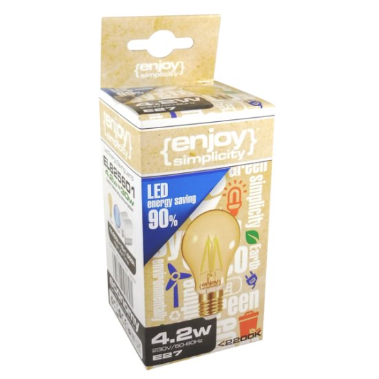 EL825641 | LED FILLAMENT AMBER|ST64 4W(>30w) E27|2200k|320lm|{enjoysimplicity}™