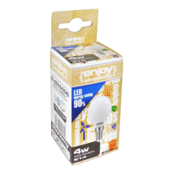 EL824456 | LED FILLAMENT MILKY P45|4W(>39w) Ε14|6500k|450lm|{enjoysimplicity}™