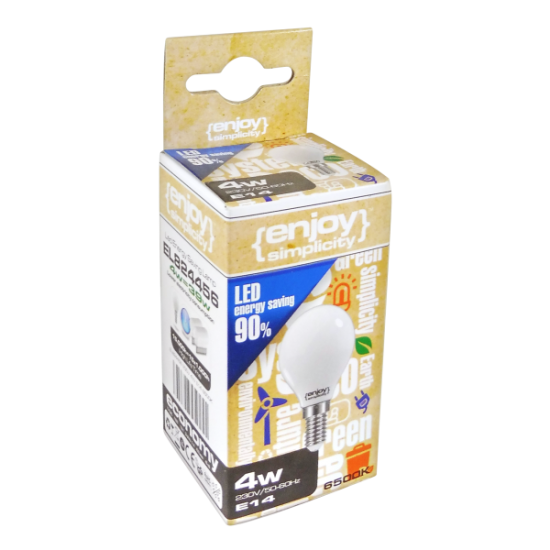 EL824456 | LED FILLAMENT MILKY P45|4W(>39w) Ε14|6500k|450lm|{enjoysimplicity}™