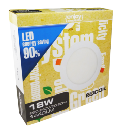 EL191814 | LED Slim Panel Φ225xh11mm|18W|4000k|1305lm|{enjoysimplicity}™