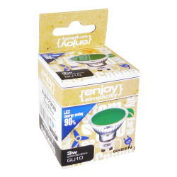 EL877309 | LED GU10 SMD ΠΡΑΣΙΝΗ|3W(>25W)|6500k|250lm|100°|15y|{enjoysimplicity}™ EL877309 | LED GU10 SMD ΠΡΑΣΙΝΗ|3W(>25W)|6500k|250lm|100°|15y|{enjoysimplicity}™