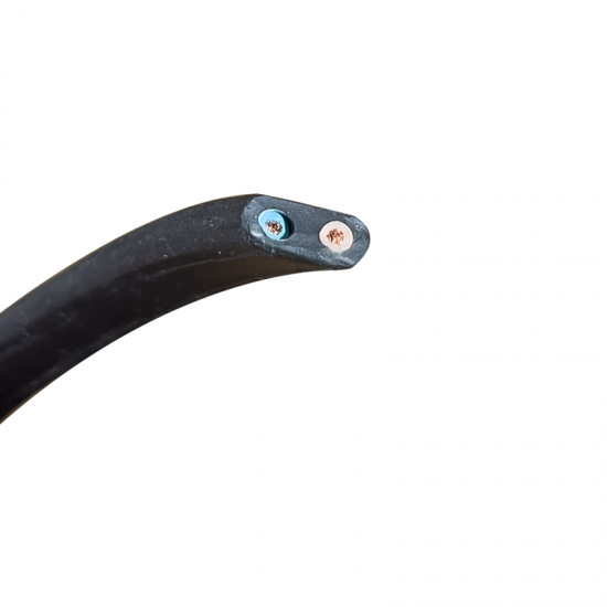 2918 | H07RN-F Πλακέ καλώδιο γιρλάντας 2x1.5mm² Μαύρο 2918 | H07RN-F Πλακέ καλώδιο γιρλάντας 2x1.5mm² Μαύρο