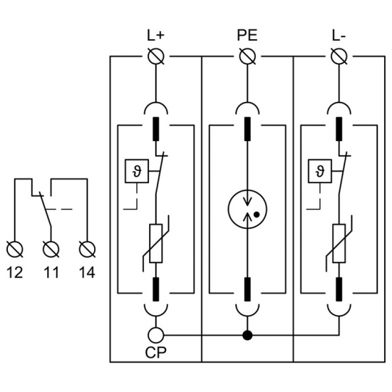 16371 | HLSA6,5 PV 1000 M S |PV SPD T1+T2 ANTIKEΡΑΥΝΙΚΟ & ΑΠΑΓΩΓΟΣ ΥΠΕΡΤΑΣΕΩΝ ΓΙΑ ΦΩΤΟΒΟΛΤΑΙΚΑ |Hakel® | νέτο 16371 | HLSA6,5 PV 1000 M S |PV SPD T1+T2 ANTIKEΡΑΥΝΙΚΟ & ΑΠΑΓΩΓΟΣ ΥΠΕΡΤΑΣΕΩΝ ΓΙΑ ΦΩΤΟΒΟΛΤΑΙΚΑ |Hakel® | νέτο