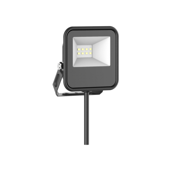 EL198716 | LED FloodLight black IP65 L109xW90xH26.9mm|10W|6500k|900lm|{enjoysimplicity}™