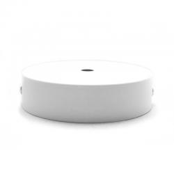 EL329101 | ΣΤΡΟΓΓΥΛΗ ΒΑΣΗ Φ100xh25mm ΛΕΥΚΗ|1ΤΡΥΠΑ