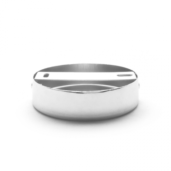 EL329118 | ΣΤΡΟΓΓΥΛΗ ΒΑΣΗ Φ100xh25mm NIKEΛ ΓΥΑΛΙΣΤΕΡΟ|1ΤΡΥΠΑ EL329118 | ΣΤΡΟΓΓΥΛΗ ΒΑΣΗ Φ100xh25mm NIKEΛ ΓΥΑΛΙΣΤΕΡΟ|1ΤΡΥΠΑ