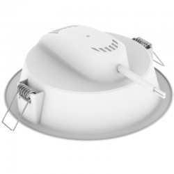 EL191014 | LED Panel Πλαστικά White 22W|4000k|2050lm|Φ216x58mm|110°|+Driver|{enjoysimplicity}™