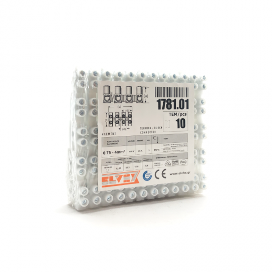 1781 | ΚΛΕΜΕΝΣ 12ΠΟΛΩΝ ΕLVHX® Ν° 0.75 - 4 mm² |110⁰C