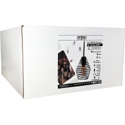 EL329023 | SET: ΣΙΔΕΡΕΝΙΟ ΕΛΑΤΗΡΙΟ+ΜΑΥΡΟ ΚΑΛΩΔΙΟ 1.5mt+ΝΤΟΥΙ+ΡΟΖΕΤΑ|E27|Φ160xh220mm|{enjoysimplicity}™