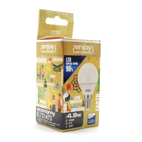 EL731253 | LED Ρ45|3W(>25W)Ε14|3000k|250lm|enjoySimplicity™