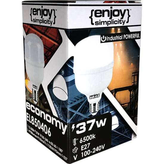 EL850406 | LED High Power|(100-240V)|37W(>280W)Ε27|6500k|4700lm|{enjoysimplicity}™