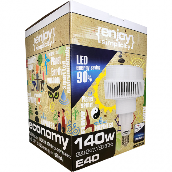 EL858004 | LED UFO HIGH POWER 140W(>450W)E40|6500k|20000lm|{enjoysimplicity}™