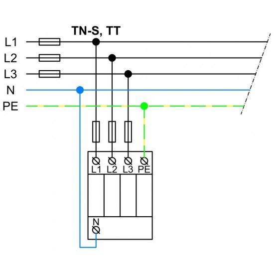 27084 | HSA-275/3+1 M | SPD T2+T3 | ΑΠΑΓΩΓΟΣ ΚΡΟΥΣΤΙΚΩΝ ΥΠΕΡΤΑΣΕΩΝ | Hakel® | νέτο