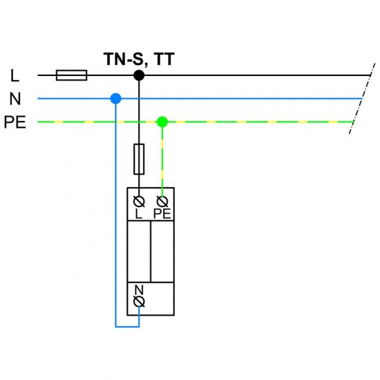 16081 | HLSA12,5-275/1+1 M  | SPD T1+T2+T3 | ΑΝΤΙΚΕΡΑΥΝΙΚΟ ΠΑΛΜΙΚΟΥ ΡΕΥΜΑΤΟΣ & ΑΠΑΓΩΓΟΣ ΥΠΕΡΤΑΣΕΩΝ| Hakel® | νέτο