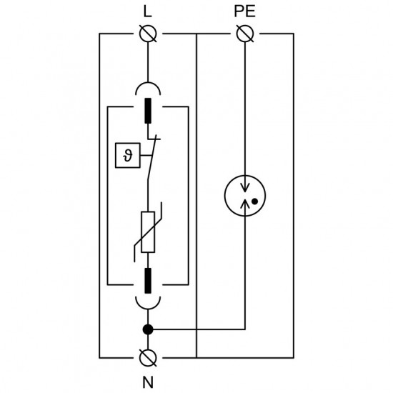 16081 | HLSA12,5-275/1+1 M  | SPD T1+T2+T3 | ΑΝΤΙΚΕΡΑΥΝΙΚΟ ΠΑΛΜΙΚΟΥ ΡΕΥΜΑΤΟΣ & ΑΠΑΓΩΓΟΣ ΥΠΕΡΤΑΣΕΩΝ| Hakel® | νέτο