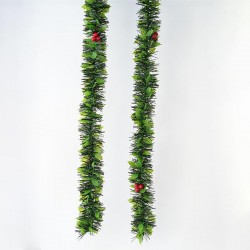 ΤΡΕΣΑ, ΠΡΑΣΙΝΗ ΜΕ ΦΥΛΛΑ ΚΑΙ BERRIES, Φ9cm, 200cm