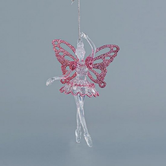 ΝΕΡΑΙΔΑ ΑΚΡΥΛΙΚΗ, ΜΕ ΡΟΖ ΦΤΕΡΑ, ΜΕ GLITTER, 9,7x15,7cm ΝΕΡΑΙΔΑ ΑΚΡΥΛΙΚΗ, ΜΕ ΡΟΖ ΦΤΕΡΑ, ΜΕ GLITTER, 9,7x15,7cm
