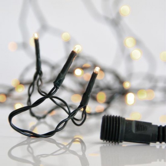 ΣΕΙΡΑ, 1300 LED 3mm, 33V, ΕΠΕΚΤΑΣΗ ΩΣ 2, ΜΕ ΜΕΤΑΣΧΗΜΑΤΙΣΤΗ, ΠΡΟΕΚΤΑΣΗ ΠΑΡΟΧΗΣ 300cm, ΠΡΑΣΙΝΟ ΚΑΛΩΔΙΟ,ΑΠΑΛΟ ΛΕΥΚΟ LED,ANA 2cm,ΙΡ44