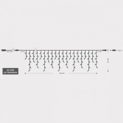 ΒΡΟΧΗ, 100 LED 3mm, 31V, ΕΠΕΚΤΑΣΗ ΕΩΣ 3, ΜΕ ΜΕΤΑΣΧΗΜΑΤΙΣΤΗ, ΠΡΟΕΚΤΑΣΗ ΠΑΡΟΧΗΣ 300cm, ΔΙΑΦΑΝΟ ΚΑΛΩΔΙΟ, ΜΠΛΕ LED, 180x60cm (3/7/4/6), ΙΡ44