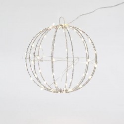 ΜΠΑΛΑ ΦΩΤΙΖΟΜΕΝΗ, 96 LED, 20cm, IP44