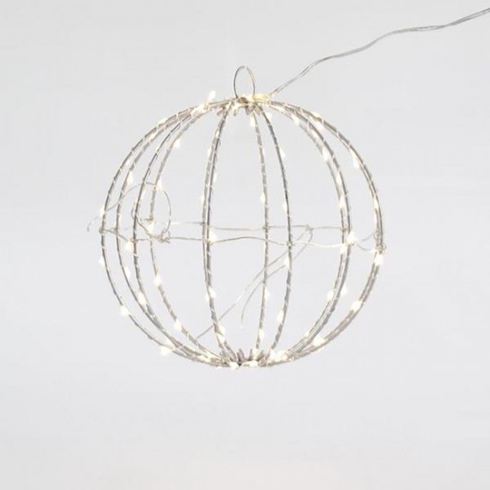 ΜΠΑΛΑ ΦΩΤΙΖΟΜΕΝΗ, 96 LED, 20cm, IP44 ΜΠΑΛΑ ΦΩΤΙΖΟΜΕΝΗ, 96 LED, 20cm, IP44