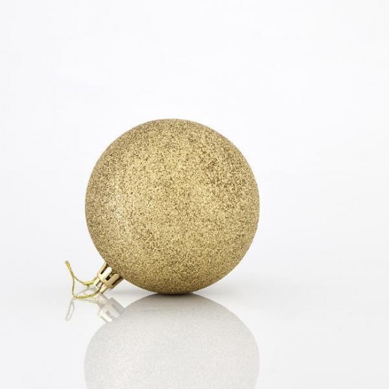 ΜΠΑΛΑ ΠΛΑΣΤΙΚΗ, ΧΡΥΣΗ ΜΕ GLITTER, ΣΕΤ 6ΤΜΧ, 8cm ΜΠΑΛΑ ΠΛΑΣΤΙΚΗ, ΧΡΥΣΗ ΜΕ GLITTER, ΣΕΤ 6ΤΜΧ, 8cm
