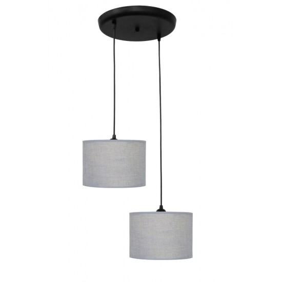 ΗΚ-04 PENDEL 2L ΓΚΡΙ-BL / GREY-ΒL Μοντέρνο φωτιστικό 2φωτο κύλινδρος ΗΚ-04 PENDEL 2L ΓΚΡΙ-BL / GREY-ΒL Μοντέρνο φωτιστικό 2φωτο κύλινδρος