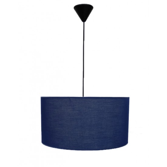 ΗΚ-08 ΜΠΛΕ 1L ΚΡΕΜΑΣΤΟ ΚΑΠΕΛΟ ME ΚΑΛΩΔΙΟ ,Φωτιστικό καπέλο κύλινδρος Φ40