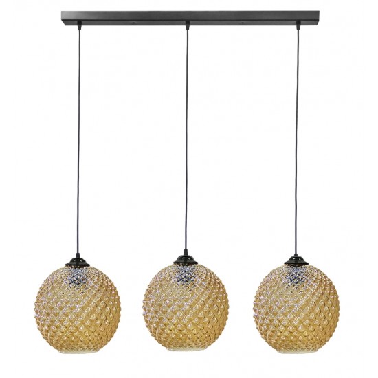 Κρεμαστό φωτιστικό 5010/3 RAGA BL-MELI ΓΥΑΛΙΝΟ