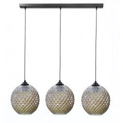 Κρεμαστό φωτιστικό 5010/3 RAGA BL-FUME ΓΥΑΛΙΝΟ