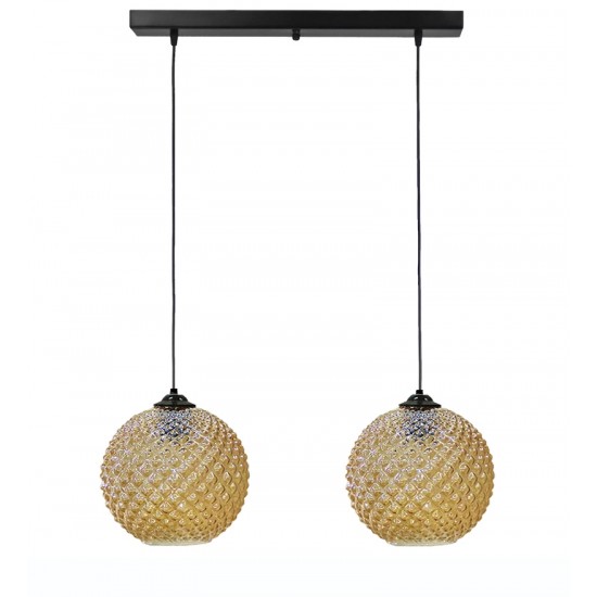 Κρεμαστό φωτιστικό 5010/2 RAGA BL-MELI ΓΥΑΛΙΝΟ