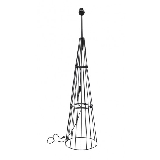 FLB-11 ΜΑΥΡΟ-BLACK ΔΑΠΕΔΟΥ ΒΑΣΗ (ΚΙΤ-3ΤΕΜΑΧΙΩΝ)h130 x Φ32