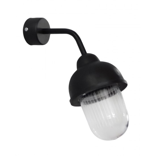 SLP-951AS 45⁰ BL Επιτοίχιο φωτιστικό Ε/27 μαύρο